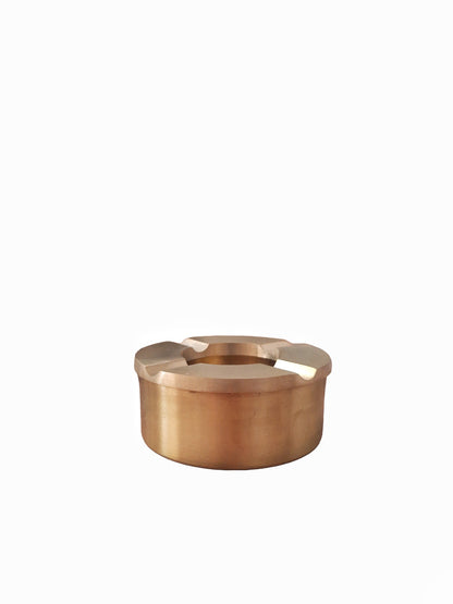 Luxury Brass Ashtray with Lid – Handcrafted Elegance