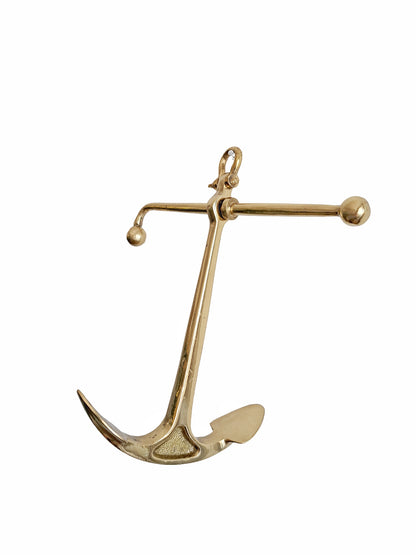 Solid Brass Decorative Boat Anchor – Nautical Home & Office Decor