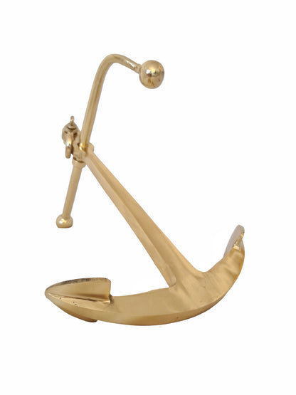 Solid Brass Decorative Boat Anchor – Nautical Home & Office Decor