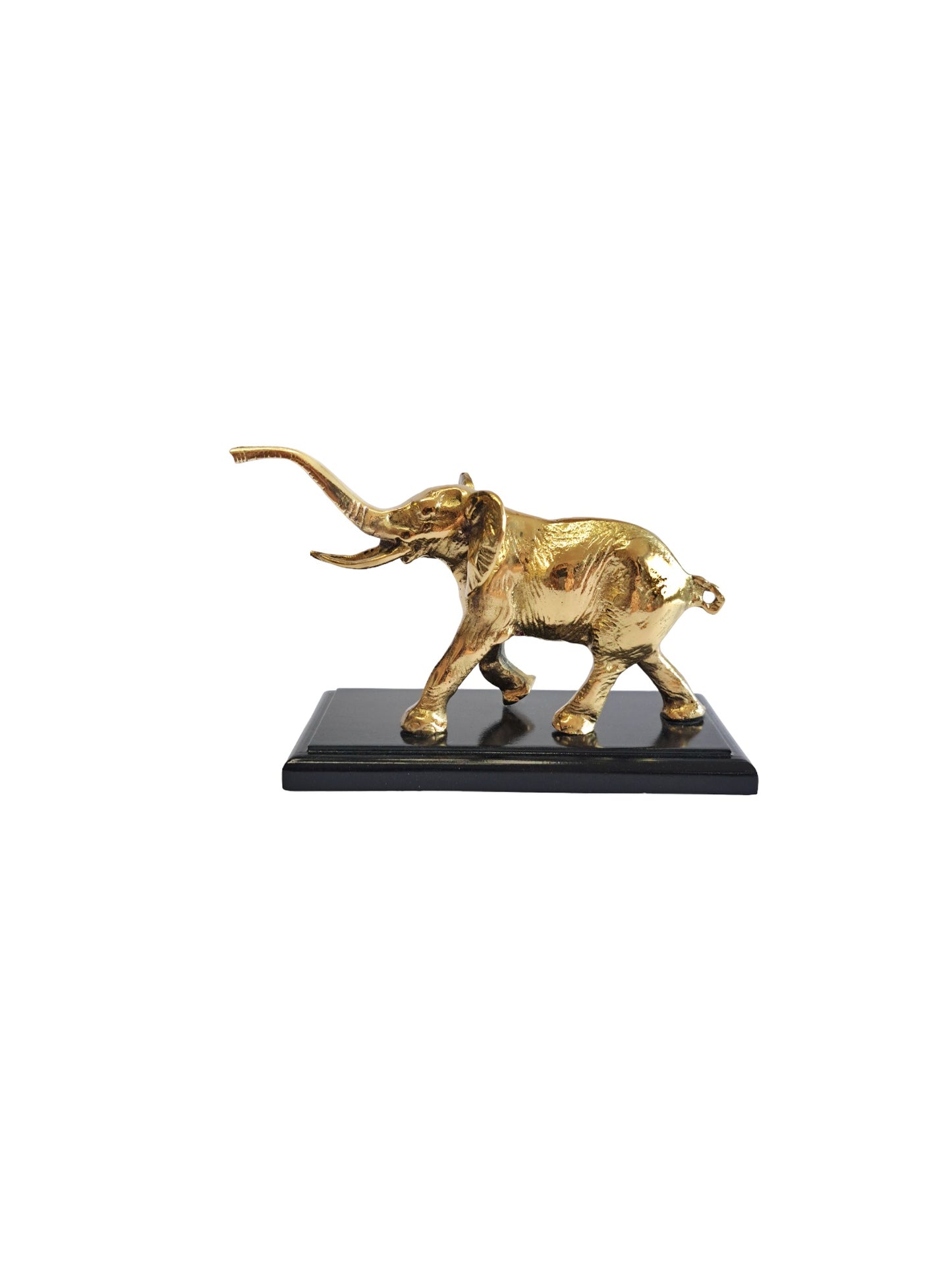 Handcrafted Brass Elephant Statue | Bronze & Gold Finishes