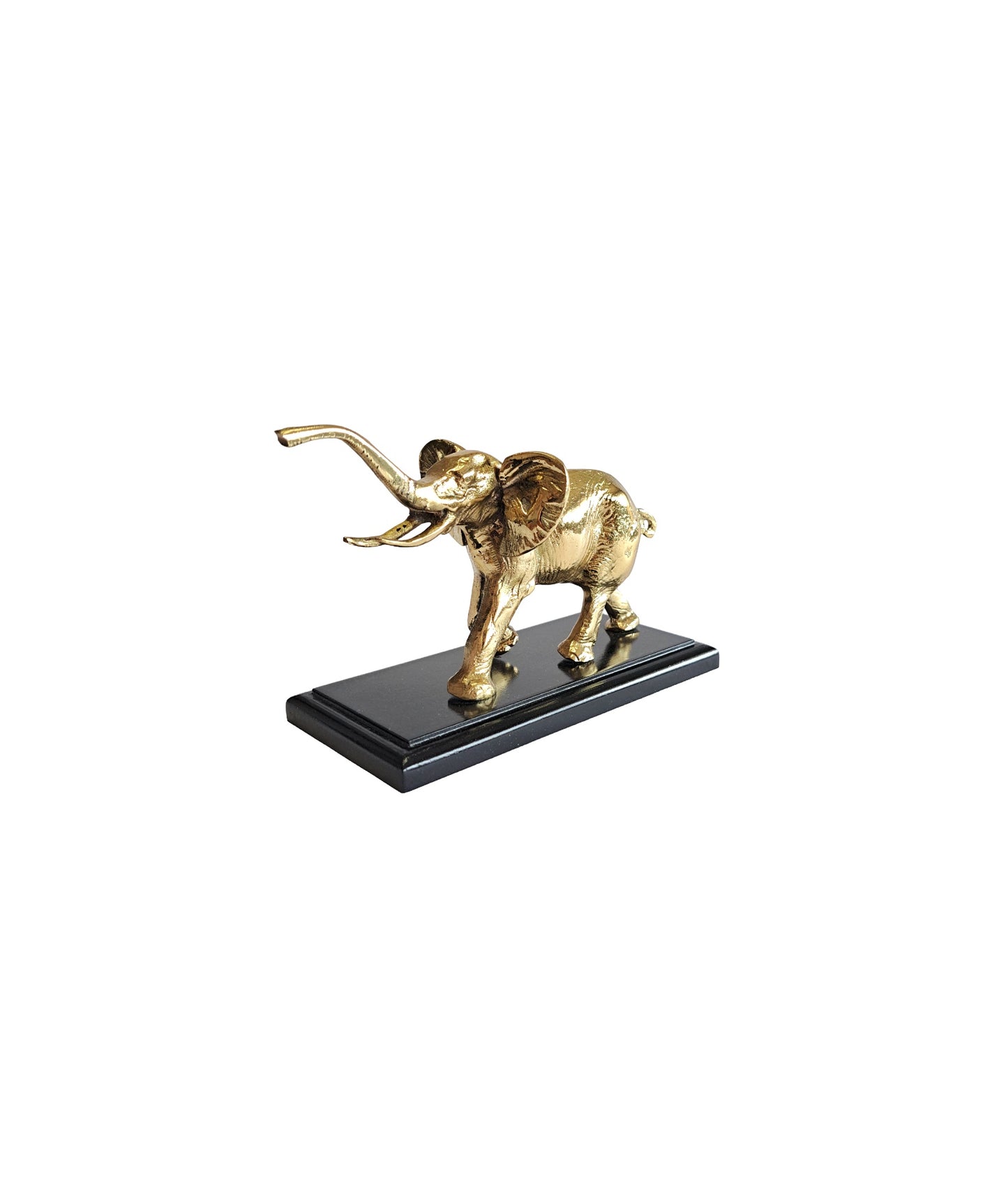 Handcrafted Brass Elephant Statue | Bronze & Gold Finishes