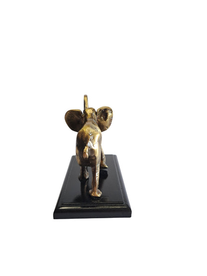 Handcrafted Brass Elephant Statue | Bronze & Gold Finishes