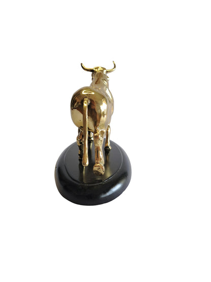 Big Size Brass Bull Statue – Handcrafted Solid Brass Decor