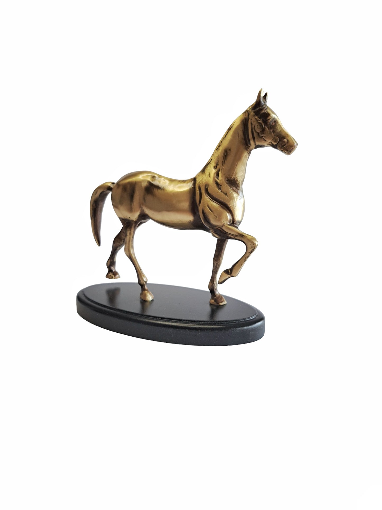 Cast Brass Horse Statue – Handcrafted Home & Office Decor