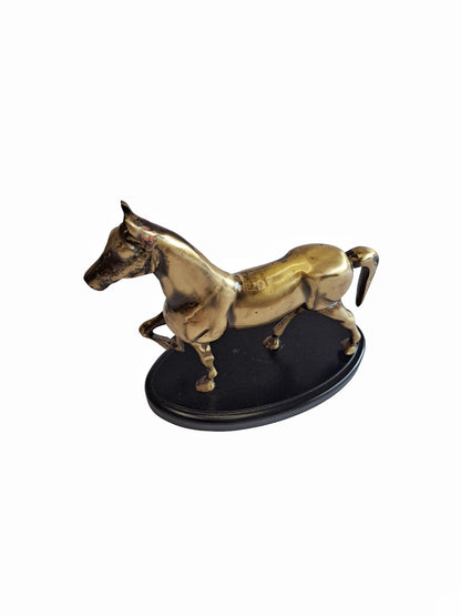 Cast Brass Horse Statue – Handcrafted Home & Office Decor