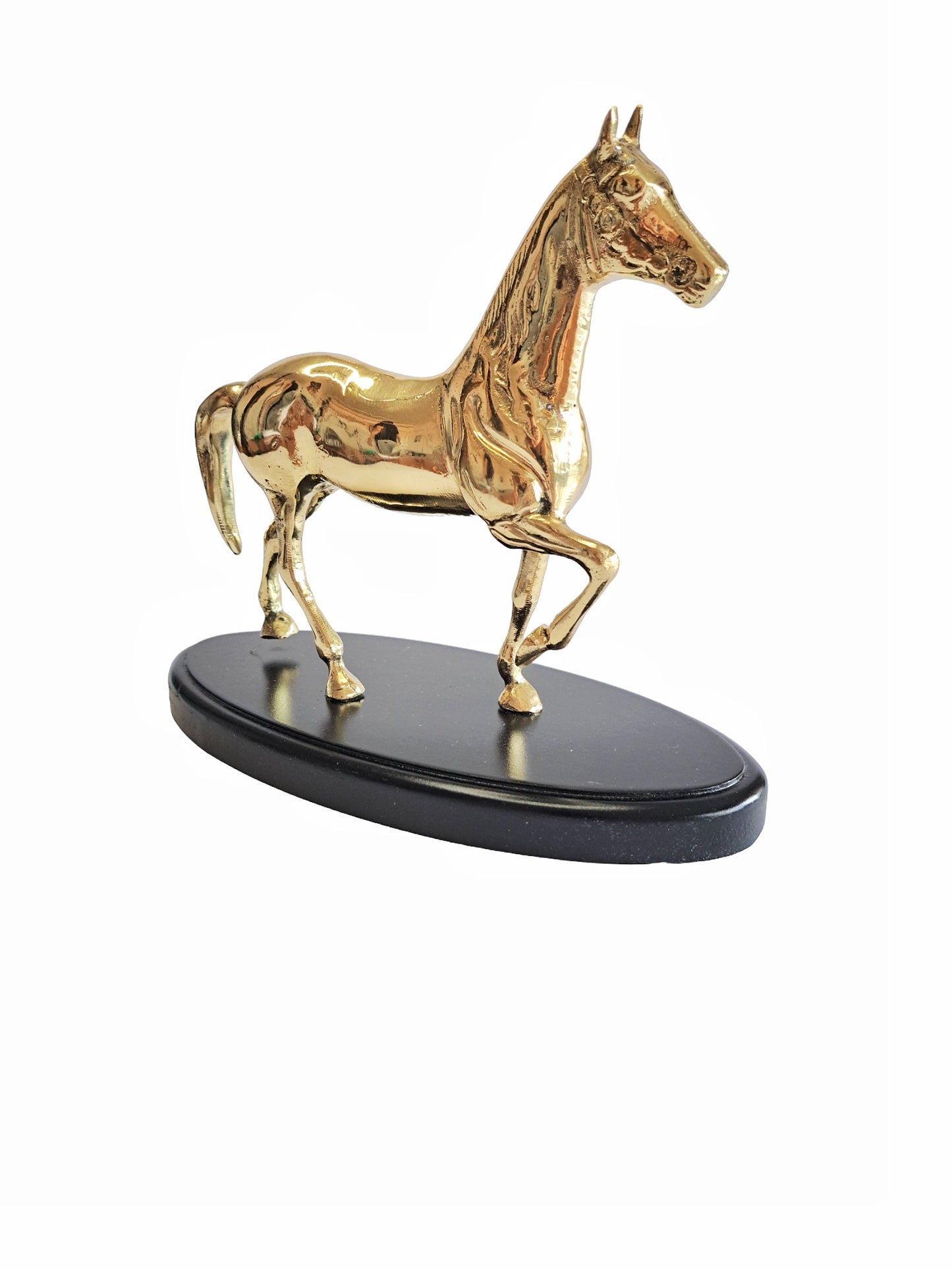 Cast Brass Horse Statue – Handcrafted Home & Office Decor