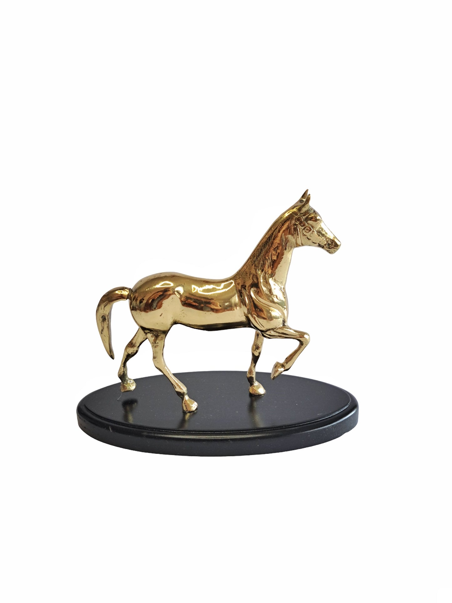 Cast Brass Horse Statue – Handcrafted Home & Office Decor