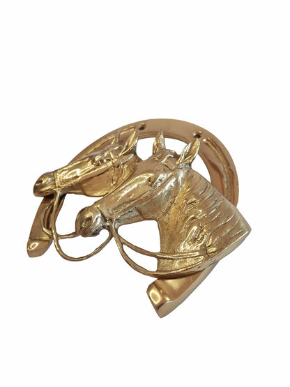 Cast Brass Horseshoe Wall Decor