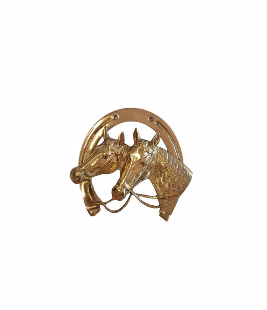 Cast Brass Horseshoe Wall Decor