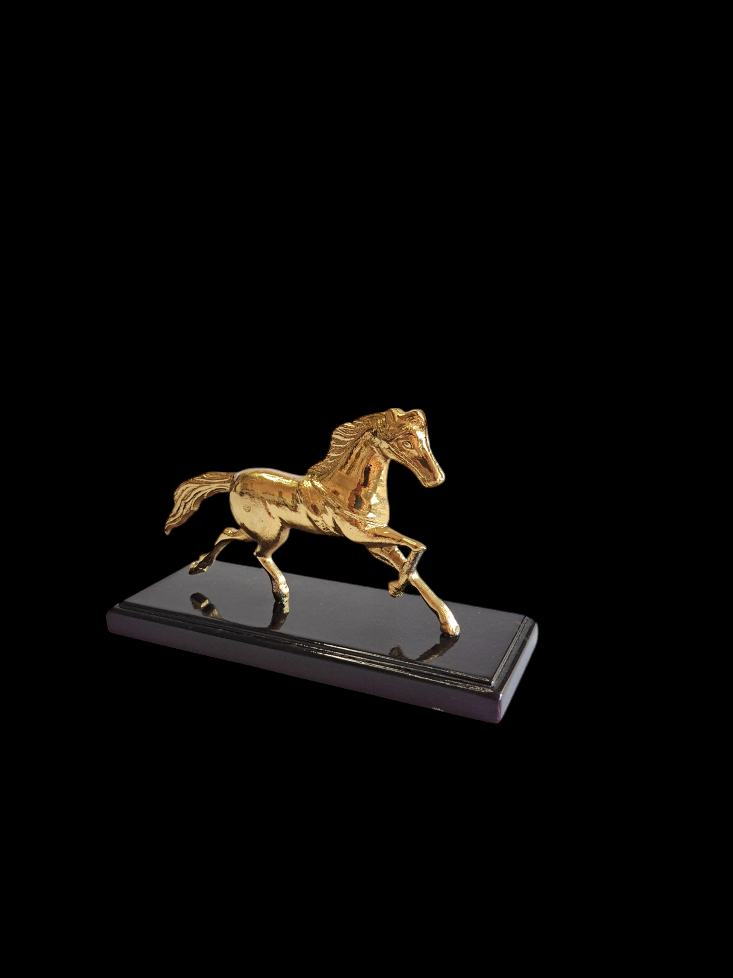 Handcrafted Brass Running Horse Figurine – Vintage Home Decor