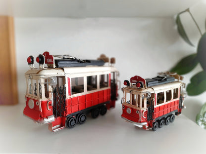 Model Tram of Istanbul, Taksim's Historical Red Tram Model