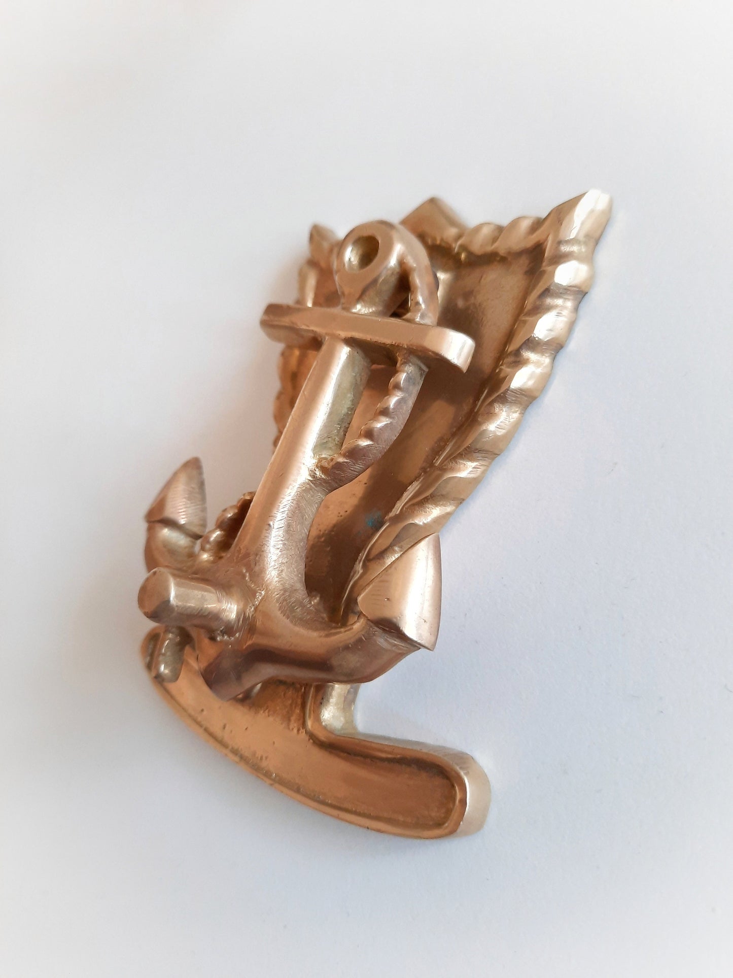 Solid Brass Nautical Anchor Door Knocker