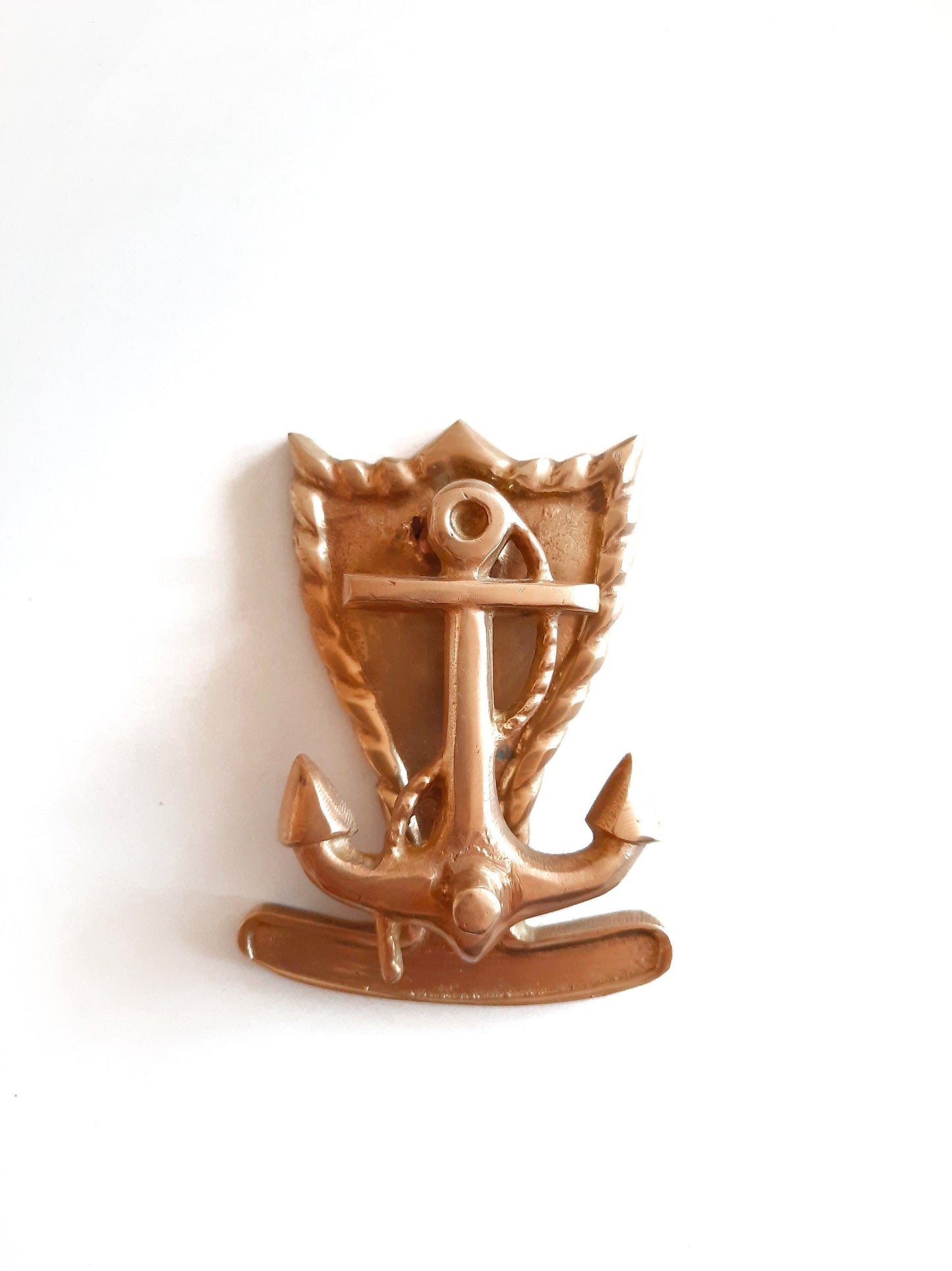 Solid Brass Nautical Anchor Door Knocker