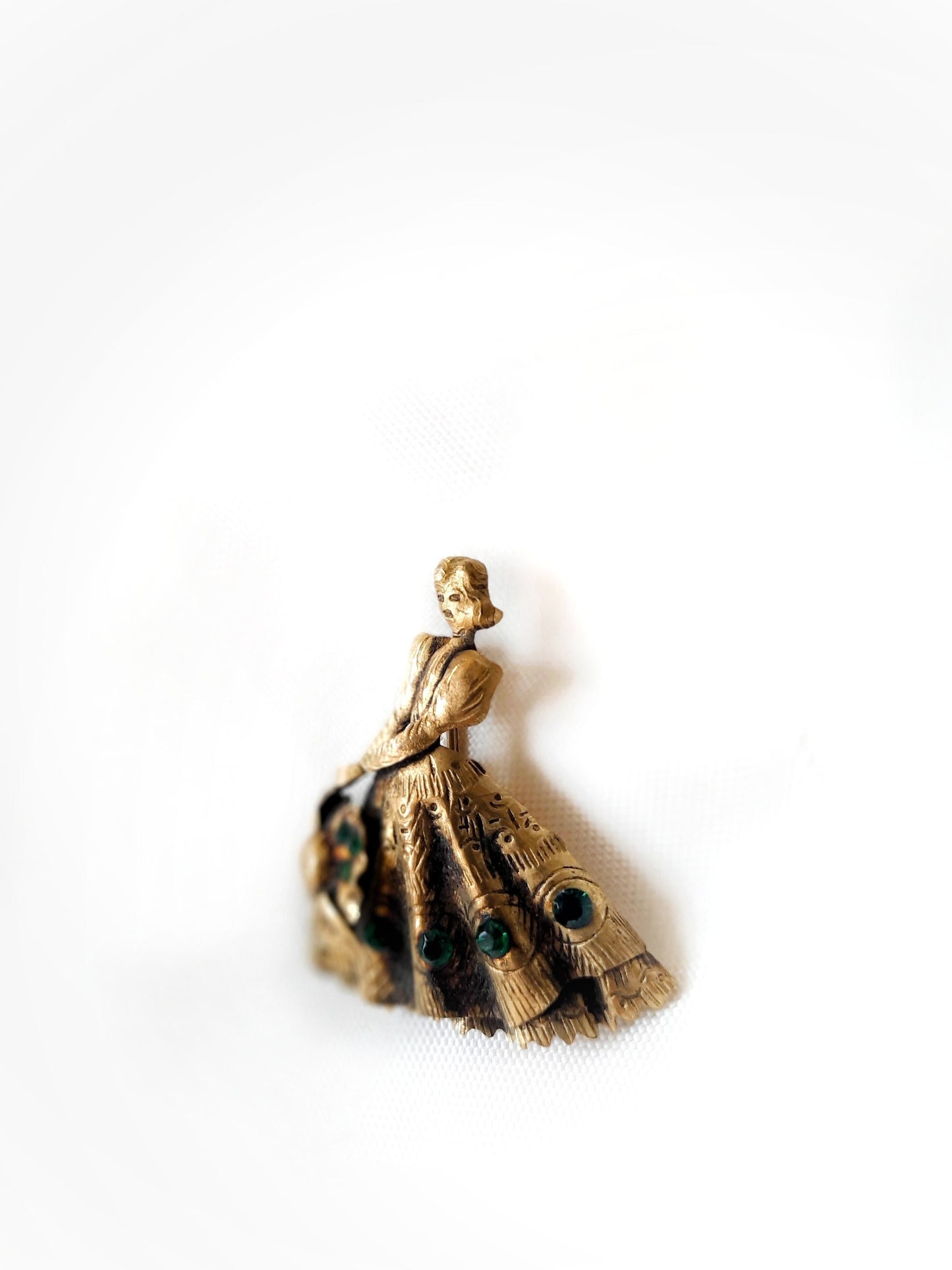 Antique Brass Brooch