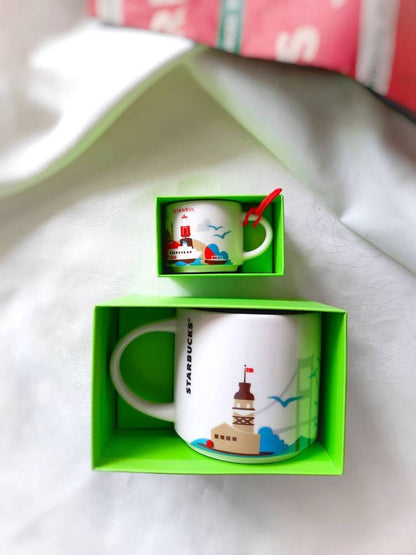 Starbucks Istanbul Coffee Cup Set – “You Are Here” Collection (Set of 2)