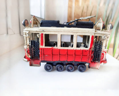 Model Tram of Istanbul, Taksim's Historical Red Tram Model