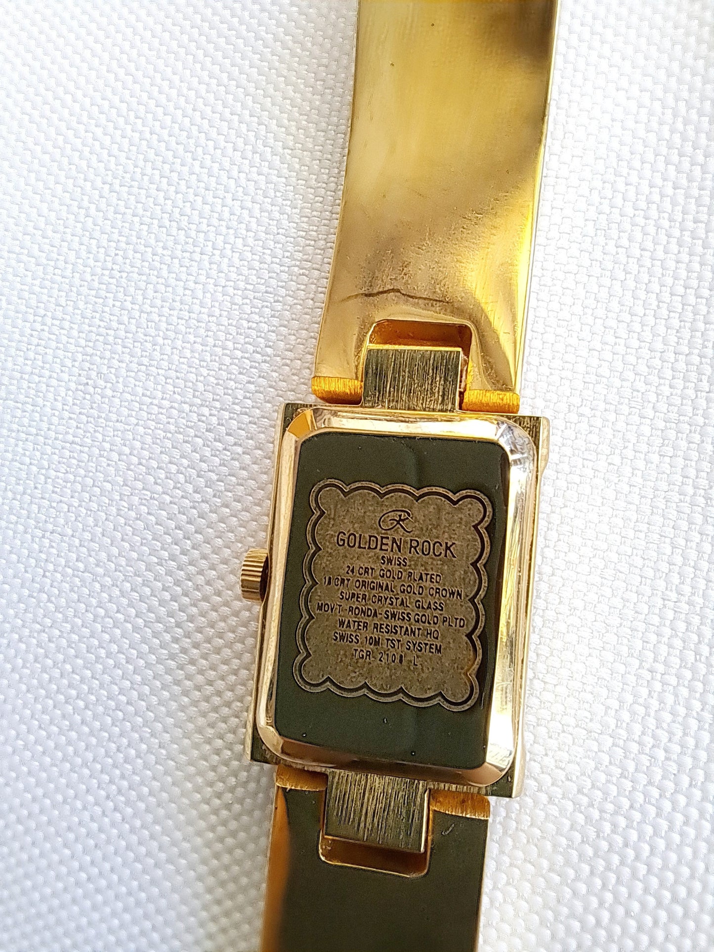 90s Gold Plated Wrist Watch For Woman