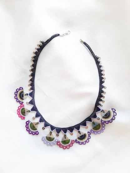 Handmade Crochet Necklace for Women