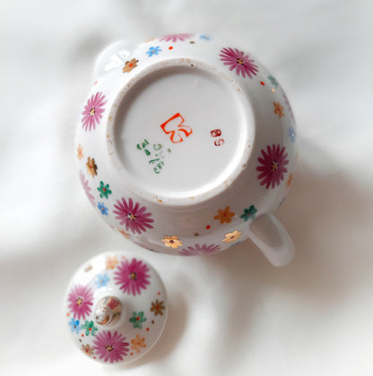 Vintage Soviet Porcelain mini Teapot