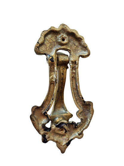 18cm Solid Brass Floral Door Knocker | Front Door Decoration