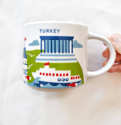 RARE Starbucks "You Are Here" Istanbul & Turkey Mug