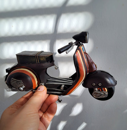 Metal Large Vespa Motorcycle Model