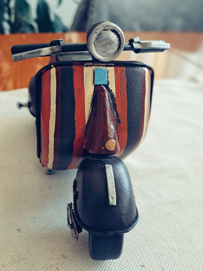 Metal Large Vespa Motorcycle Model