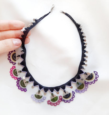 Handmade Crochet Necklace for Women