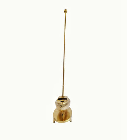 Elegant Brass Sailboat Sculpture – Solid Brass, Mirror Gold Finish