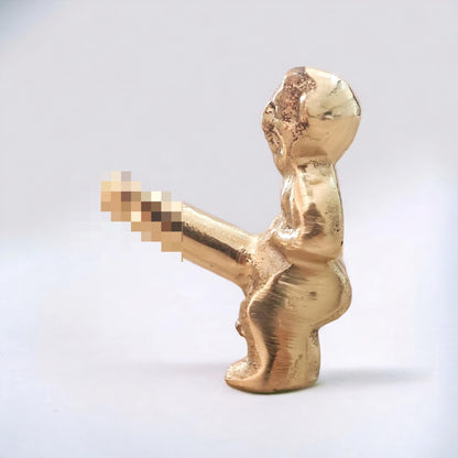 Mythologic Object, Brass Figurine of Priapus, God of Fertility